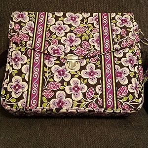 NWOT Vera Bradley Attache in Plum Petals